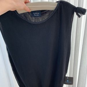 LANVIN bateau neck top